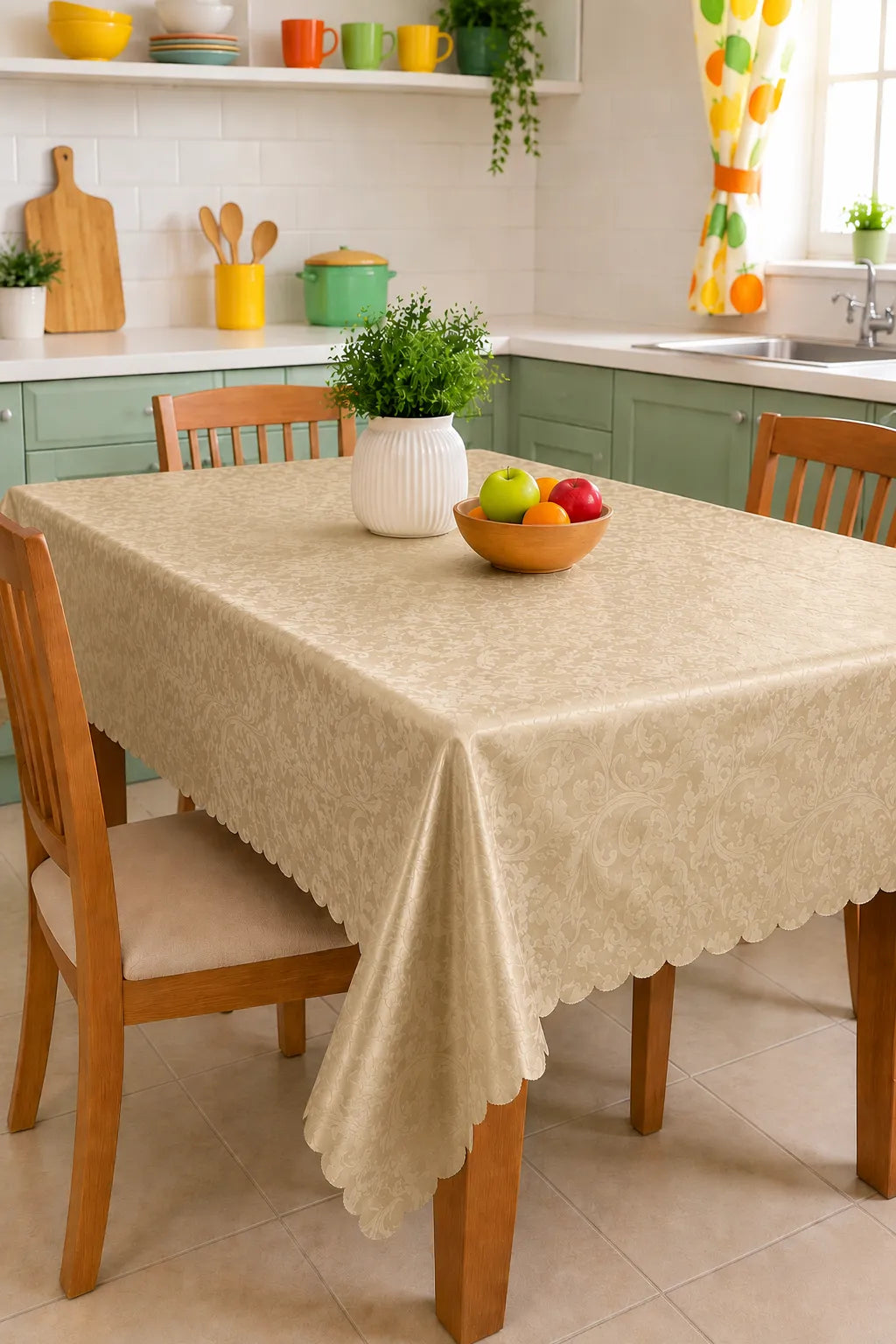 Mantel estilo picnic