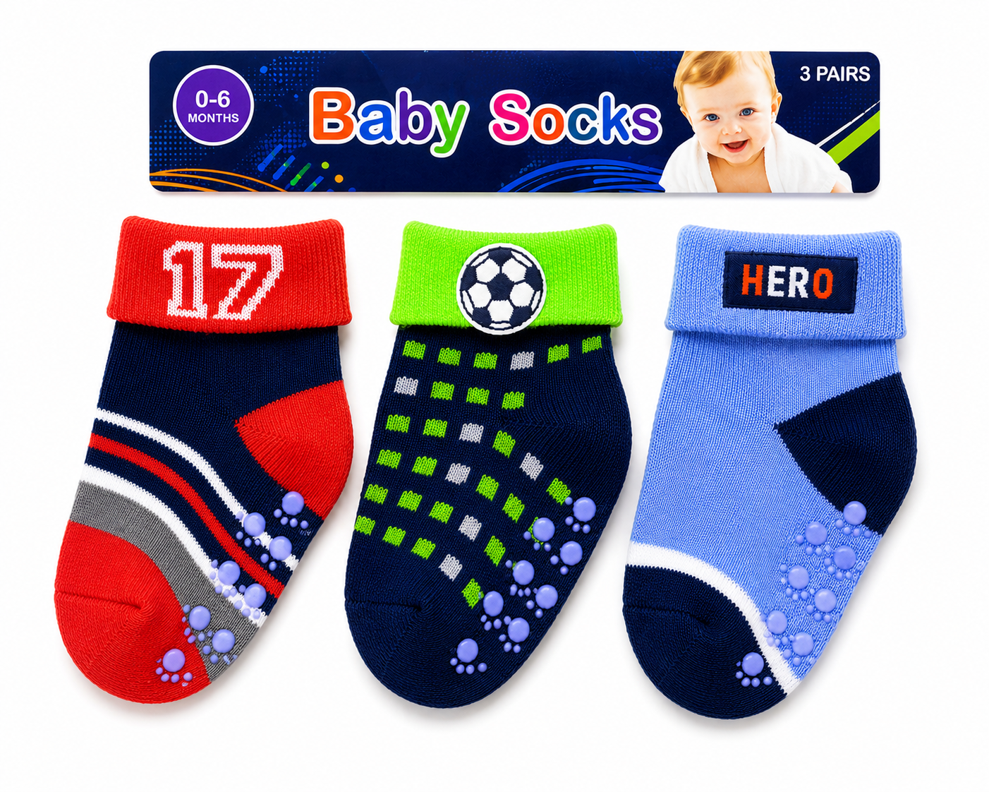 Set de medias para bebe