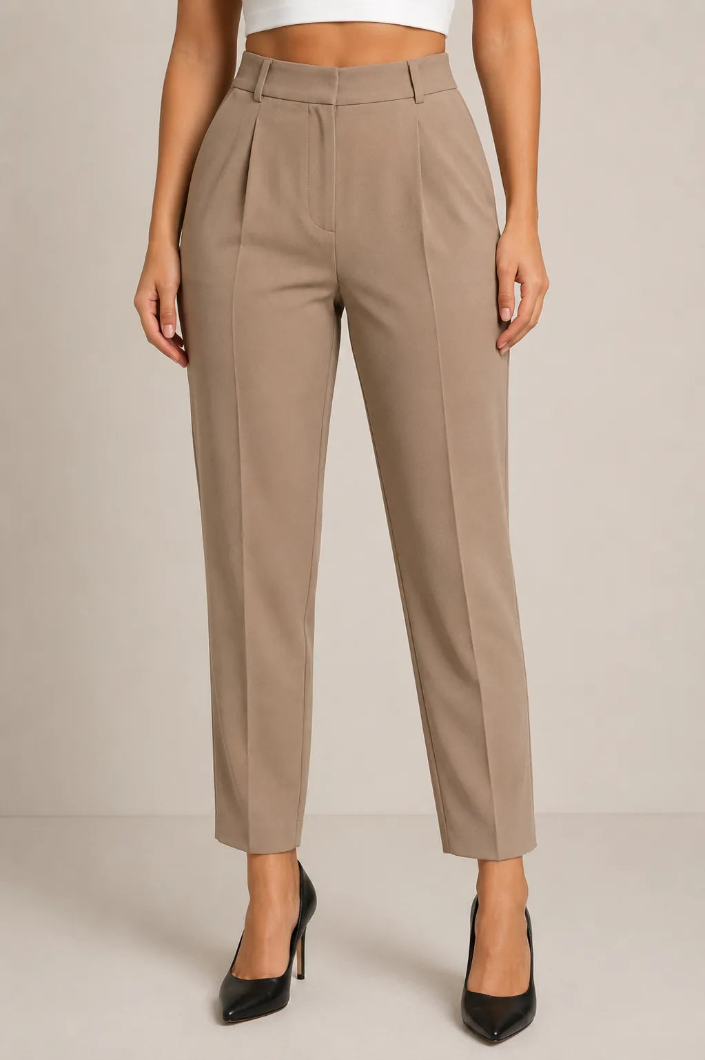 Pantalón de vestir tiro alto