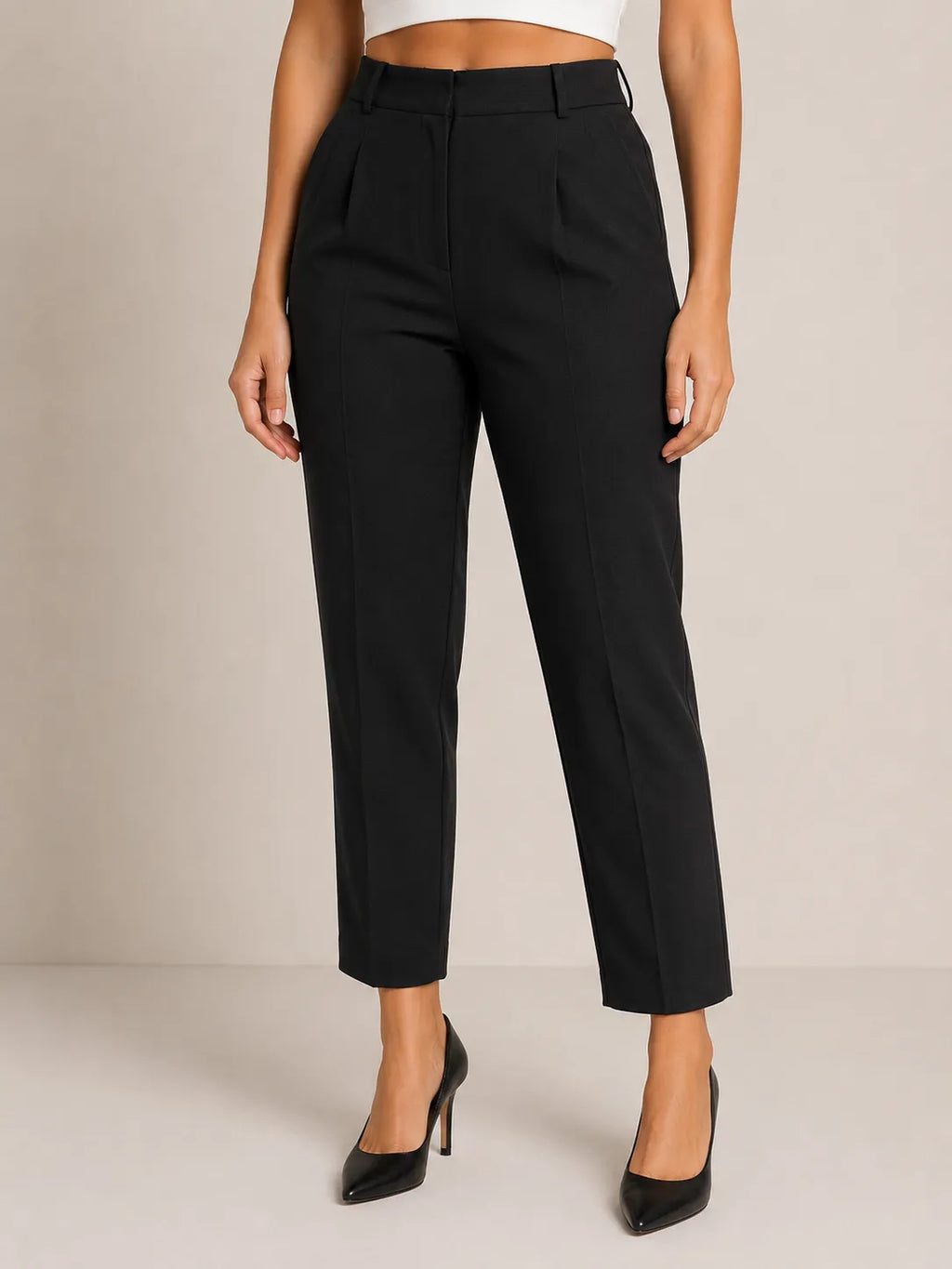 Pantalón de vestir tiro alto