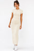 Vestido maxi slim fit