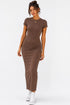 Vestido maxi slim fit