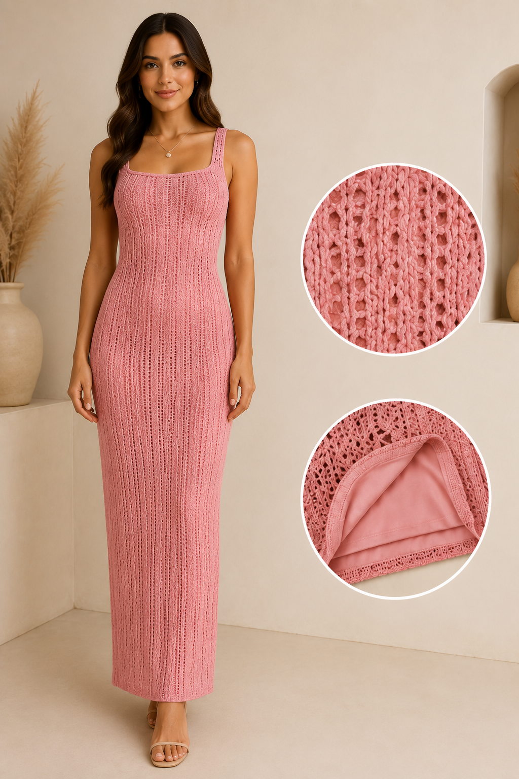 Vestido tejido vintage dream