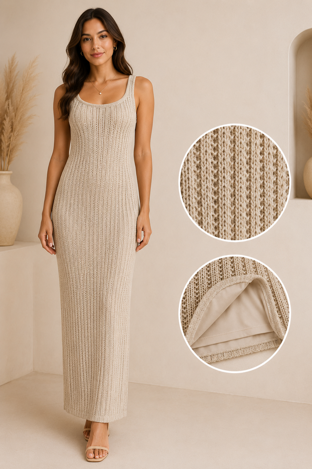 Vestido tejido vintage dream