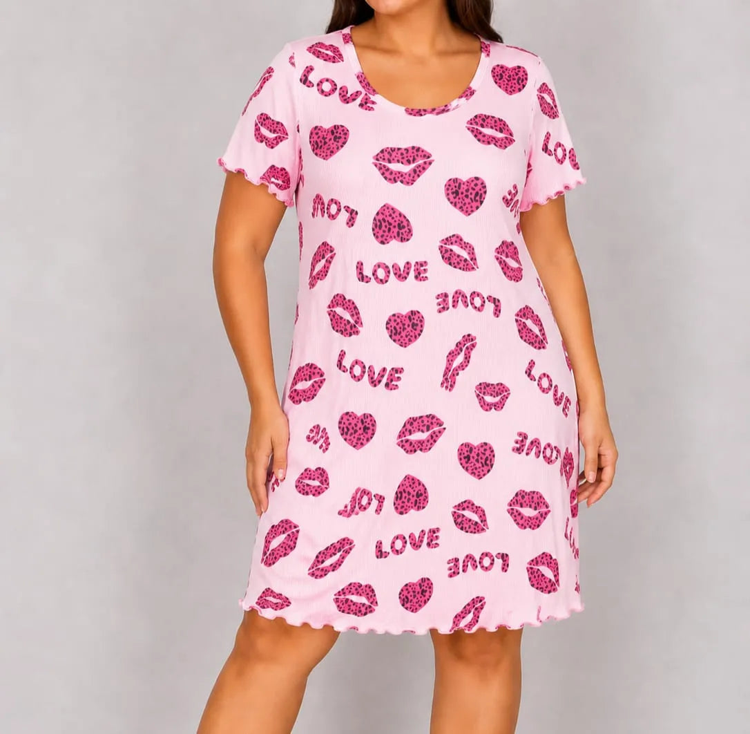 Batas de besos y corazones