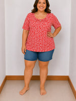 Blusa cerezo en flor plus