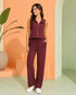 Conjunto sin mangas y zipper