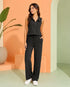 Conjunto sin mangas y zipper