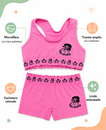 Conjunto ropa interior para niña microfibra