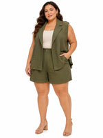 Conjunto de blazer plus