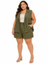 Conjunto de blazer plus