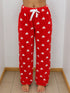Pantalón peluche corazón