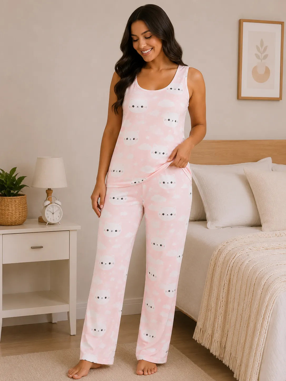 Pijama de Nubes Rosas