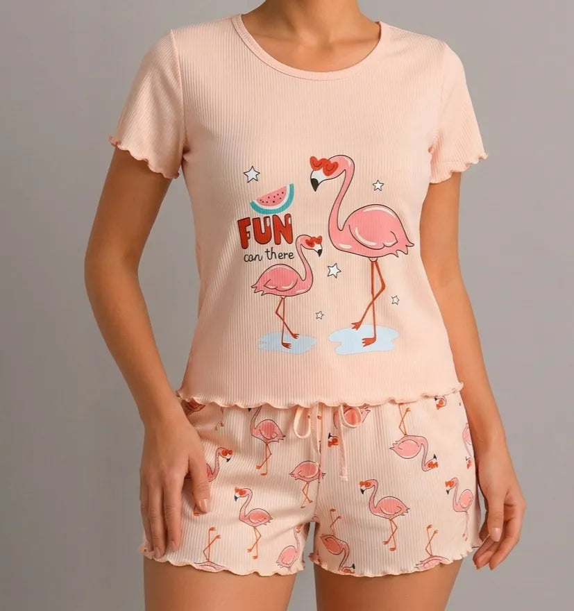Pijama Fun Flamingos REF.001-3809SH