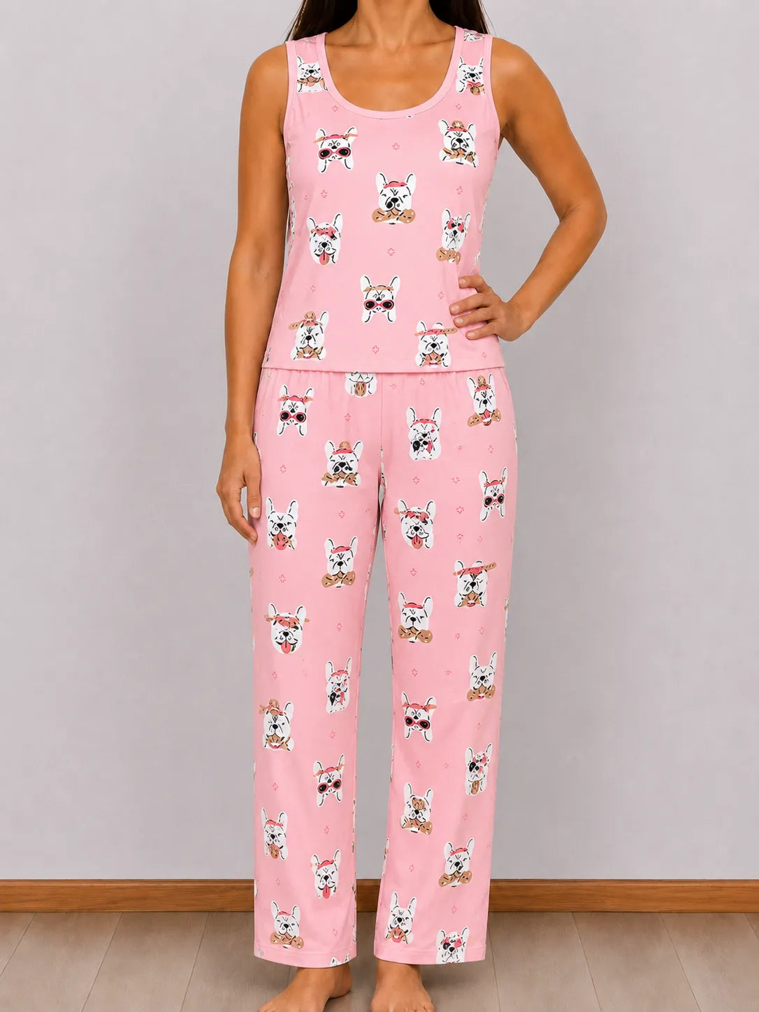 Pijama de pantalón con estampado animado