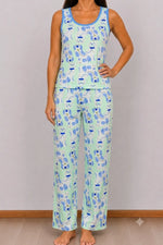 Pijama de pantalón con estampado animado